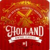 Set of 6 Coasters Holland Windmill Bicycle 9 x 9