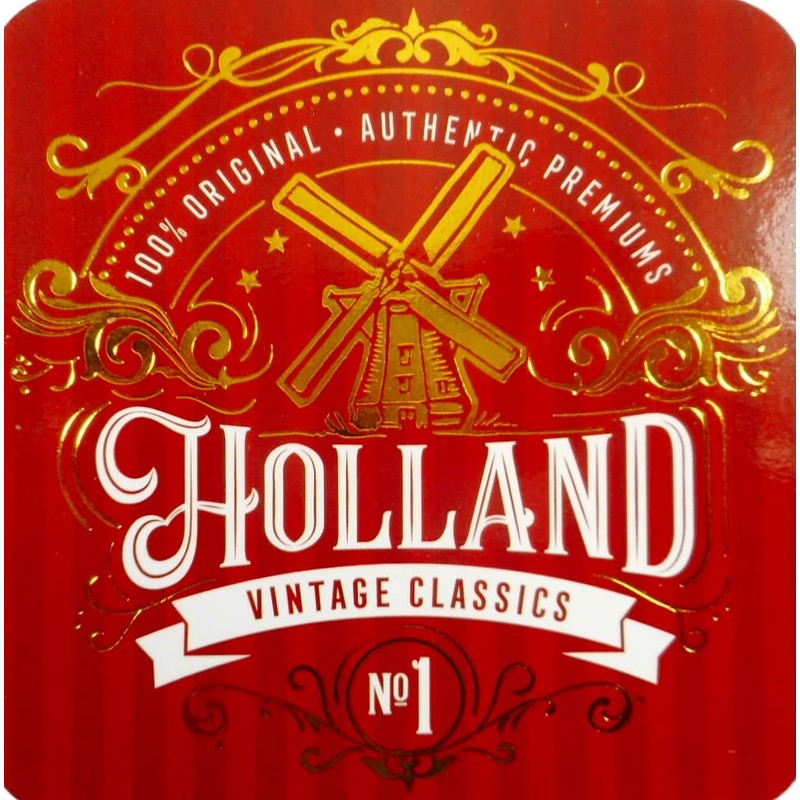 Set of 6 Coasters Holland Windmill Bicycle 9 x 9