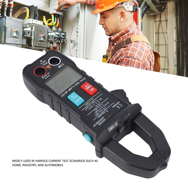Digital Clamp Multimeter Portable Full Automatic Smart AC DC Current