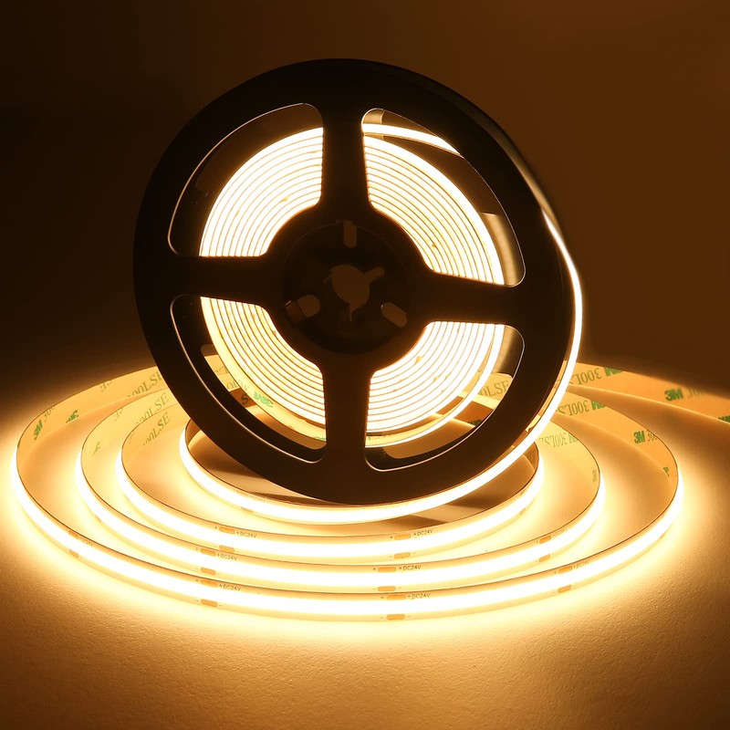 COB LED Strip 5 m, 24 V LED Strip 2700