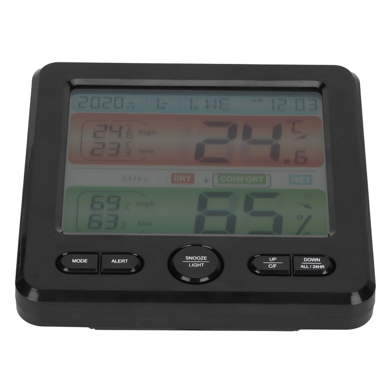 Digital Color Screen Temperature and Humidity Meter Indoor Thermometer Hygrometer