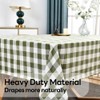 Yofori Checkered Tablecloth Rectangle Heavy Duty Buffalo Plaid Fall Table
