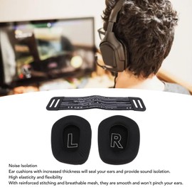 Earpads Replacement for G733 Lightspeed Wireless Gaming Headset, with Headband, Ear Pads Cushions with Memory Foam (Wisoqup3f0dyggwz-11)