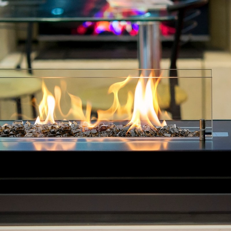 onlyfire 10 lbs Fire Glass for Propane Fire Pit, 1/2-Inch