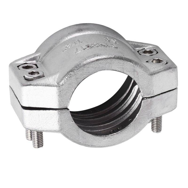 Pipe Hanger Bracket Clamp 304 Stainless Steel 2 Pieces TC