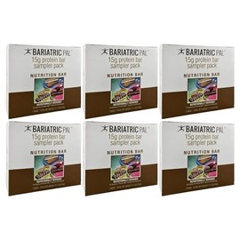 BariatricPal 15g Protein Bars - Sampler Pack (6-Pack)