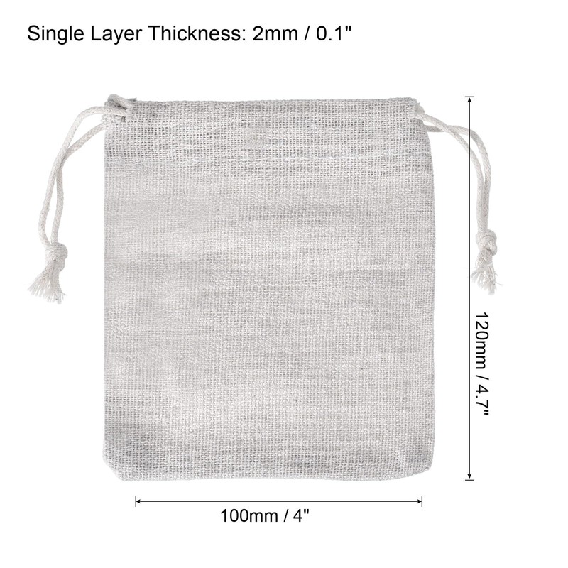 PATIKIL 5"x4" Coin Sacks Bag, 12 Pack Bank Coin Deposit