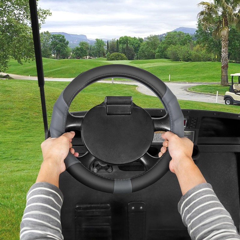 10L0L 13 Inch Golf Cart Steering Wheel Covers for EZGO