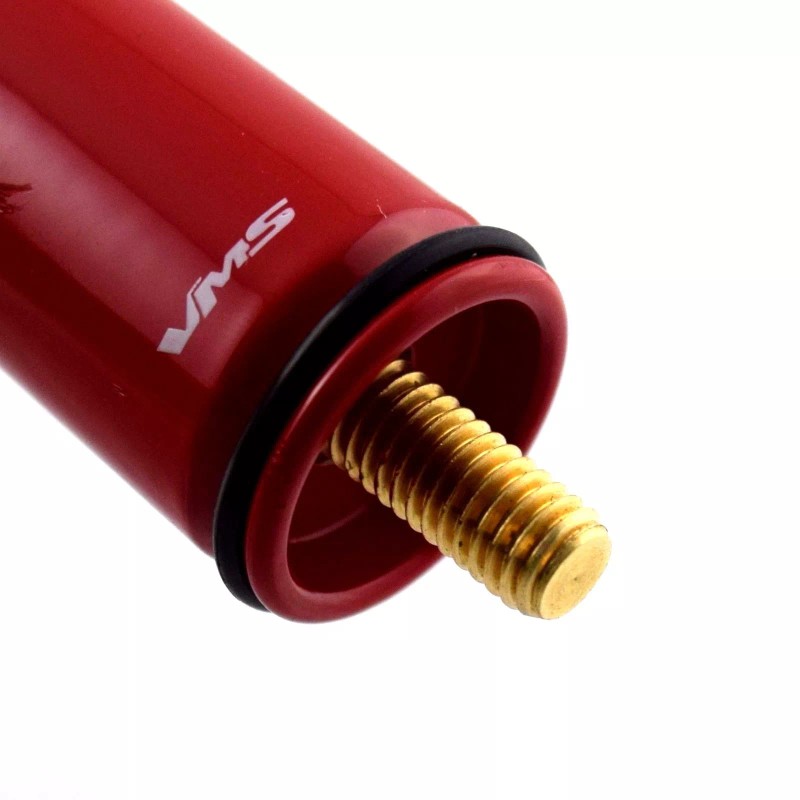 VMS Racing RED 50 CALIBER BULLET STUBBY SHORT ANTENNA FOR