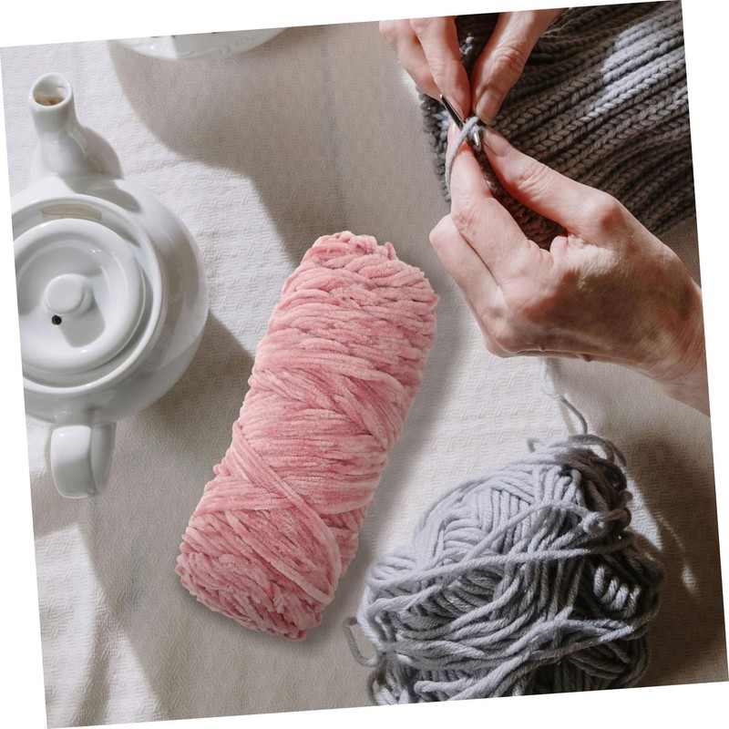 DOITOOL 3 Rolls Thick Chenille Yarn for DIY Projects Comfortable