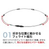 Phiten RAKUWA Magnetic Necklace, EXTREME Station (Black, Silver), Sports Necklace,