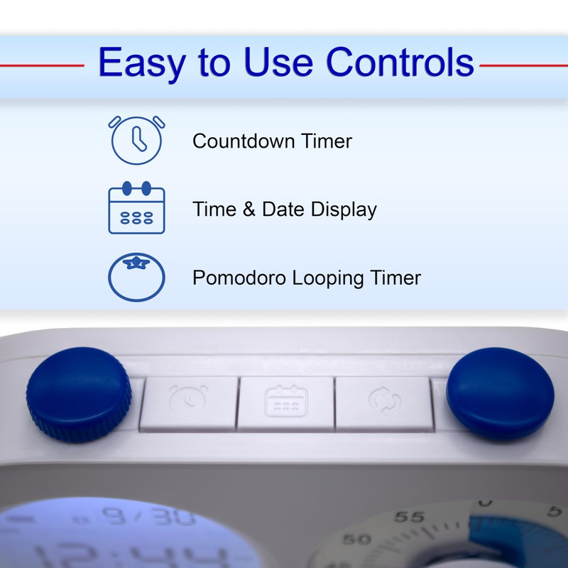 e-Pill Task-E-Lert 2-in-1 Pomodoro Timer for Kids and Adults |