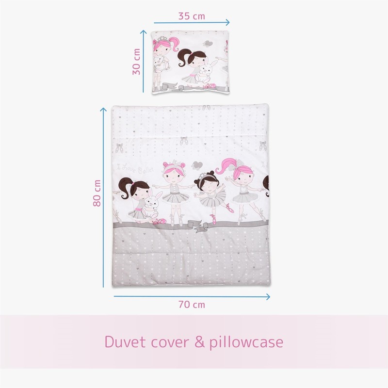 Baby Comfort 3 piece set Duvet Cover Pillowcase and Fitted