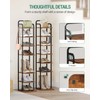Hzuaneri 8 Tiers Vertical Shoe Rack, Narrow Shoe Tower, Tall