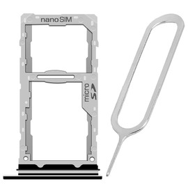 Replacement Standard Portable SIM and Memory Card Tray Holder w/SIM Card Ejection Pin Compatible with LG G8X ThinQ LM-G850UM Sprint/AT&T