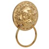 Door Knocker Chinese Style Animal Head Style Modelled Antique Brass