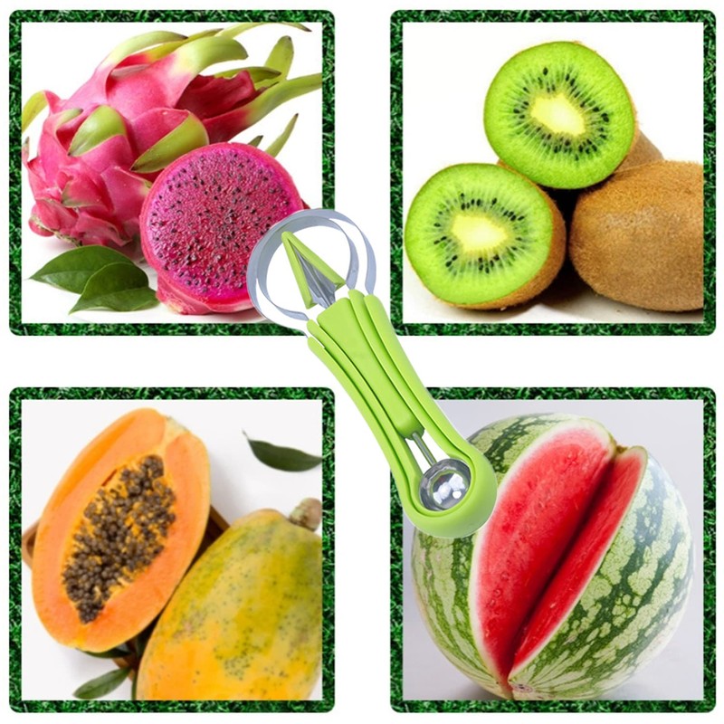 4 in 1 Fruit Tool Set Fruit Carving, Fruit Scoop
