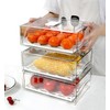 Femoliyes Refrigerator Organizers and Storage Drawer, Stackable Fruit Storage Containers