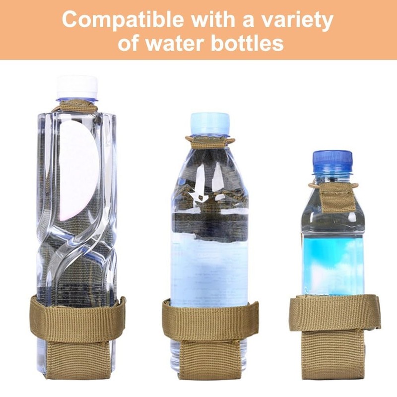 MiOYOOW MOLLE Belt Bottle Holder, Adjustable Tactical Water Bottle Bag,