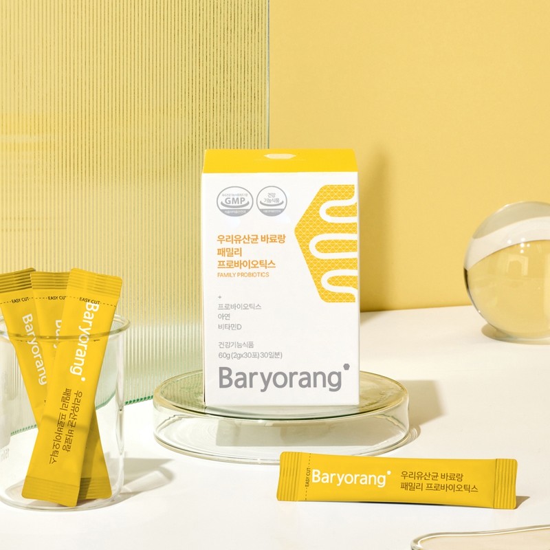 Baryorang Family Lactobacillus Synbiotics for the Whole Family 30 sachets,