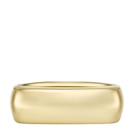 Fossil Women's Plated Stainless Steel Ring, 8, Stainless Steel, Cubic Zirconia