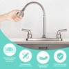 RV Kitchen Faucet Non-Metallic, Flexible Spout for Campers, Motorhomes, Travel