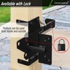 Dreamxiang Heavy Duty Self Closing Gate Hinge and Self Locking