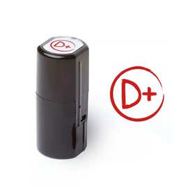 Self-Inking Teacher Stamps for Grading, Multicolor Letter Grading Motivational Feedback Stamps, Homework Stamps, Praise Stamp, Perfect Educator Gift (Red, QC-DP)