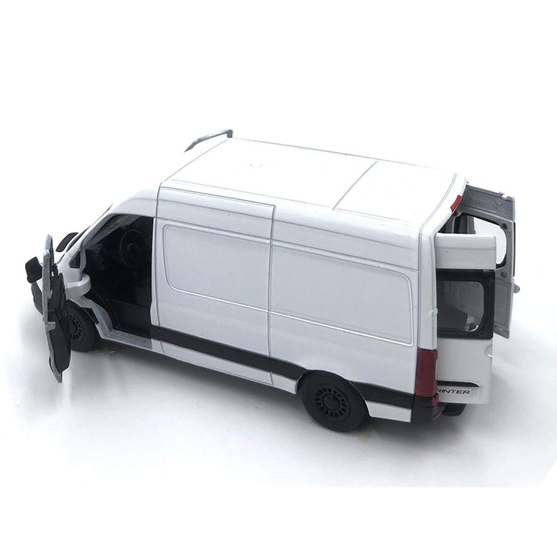 ICE TOYS 1:48 Scale Model Car with Opening Door (White