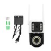 Dual Lens Security Camera HD 2MP Night Vision Motion Detection