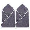 Sasma Home - 2 x Baby Hooded Towels, 100% Cotton