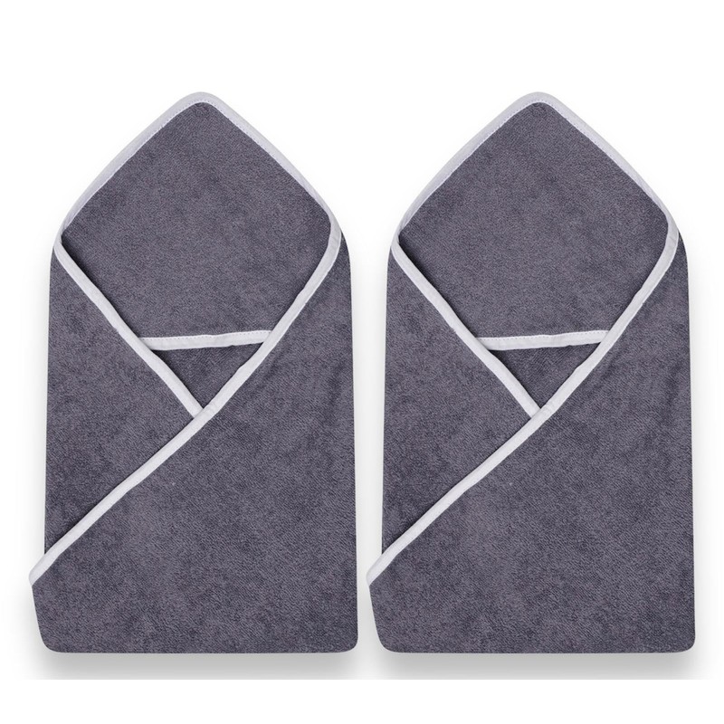 Sasma Home - 2 x Baby Hooded Towels, 100% Cotton