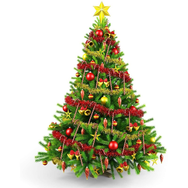 JUTOSU Christmas Ornaments Christmas Tree Decorations Christmas Plastic Candy Canes