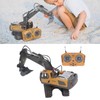 2.4G RC Excavator Toy Rotatable Full Functional Lighting Music Alloy