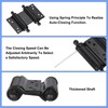 uxcell Spring Hinges, 4Pcs 3" - Double Action Self-Closing Door