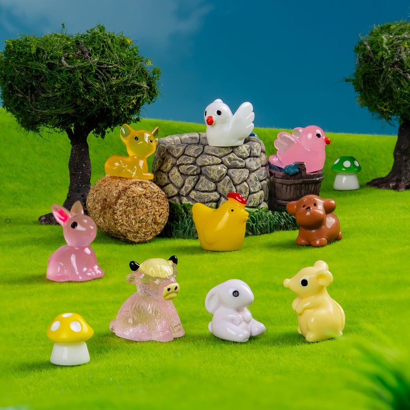 200pcs Mini Resin Animals Different 200 Styles Variety Tiny Small