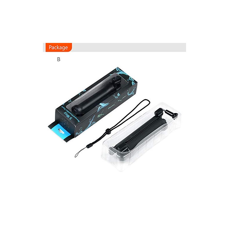 FitStill Waterproof 3 Way Tripod for Go Pro Hero 12/11/10/9/8/7/6/5/4