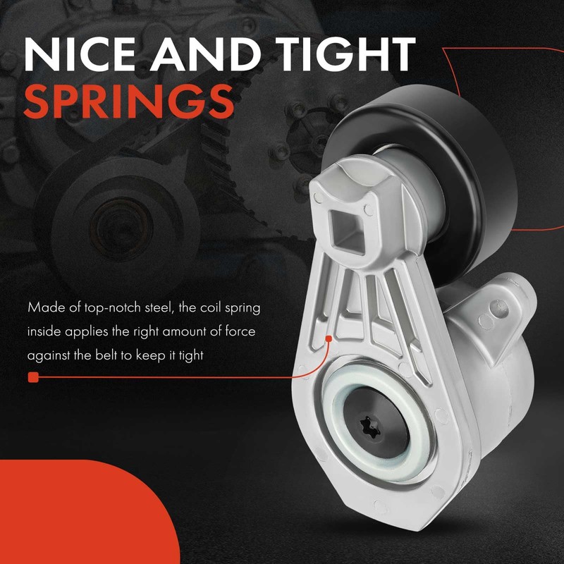 A-Premium Belt Tensioner Assembly with Pulley Compatible with Mazda 6