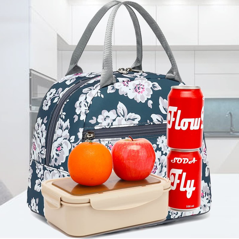 FlowFly Insulated Lunch Cooler Bag - Tote Bag Organizer for