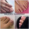 False Toenails Kit, Full Coverage, False Toenails Set, Fake Nails