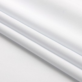 Home Direct Extra Large Rectangular Fabric Tablecloth 140x240cm 55"x94" White