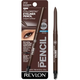Revlon Colorstay Eyeliner Pencil, No. 202 Black Brown, 0.01 Ounce