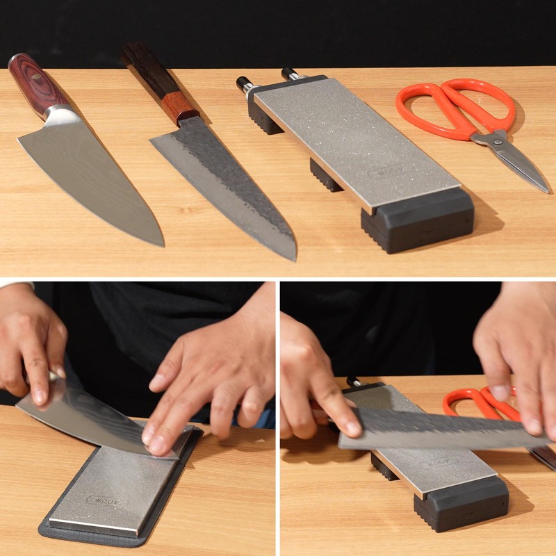Double-sided Diamond Sharpening Stone Set – Coarse 400 & Fine