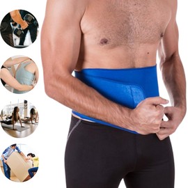 Lumbar Belt for Women or Men Adjustable Ideal for Work, Weightlifting, Gym, Sports, Costroom, Crossfit, Belt, One Size and Unisex, Blue