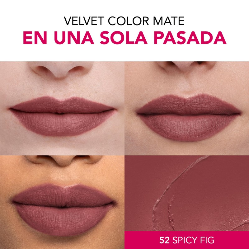 Bourjois, Rouge Velvet The Lipstick Lippenstift, 52 Spicy Fig, 2,4