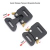 Paquete de 2 pulseras de aleación de metal resistente con