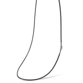 Napist NPN273 Necklace Chain, Men's, Wax Cord, Choker, 316L Surgical Stainless Steel, Hypoallergenic, Water-resistant, No Gemstone