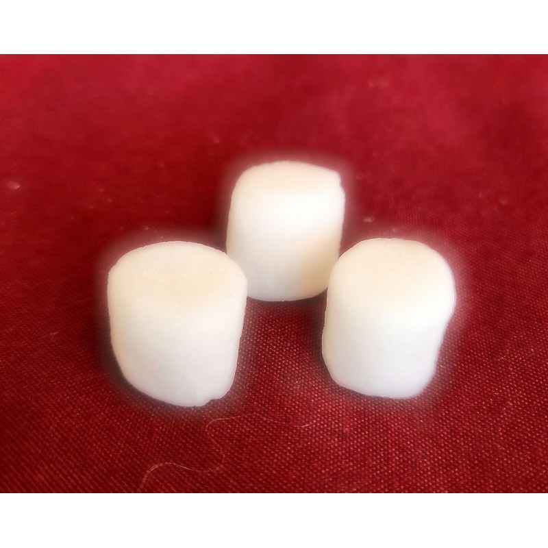 Wax Fake Mini Marshmallows, Props, Wax Embeds, Display, 8oz bag