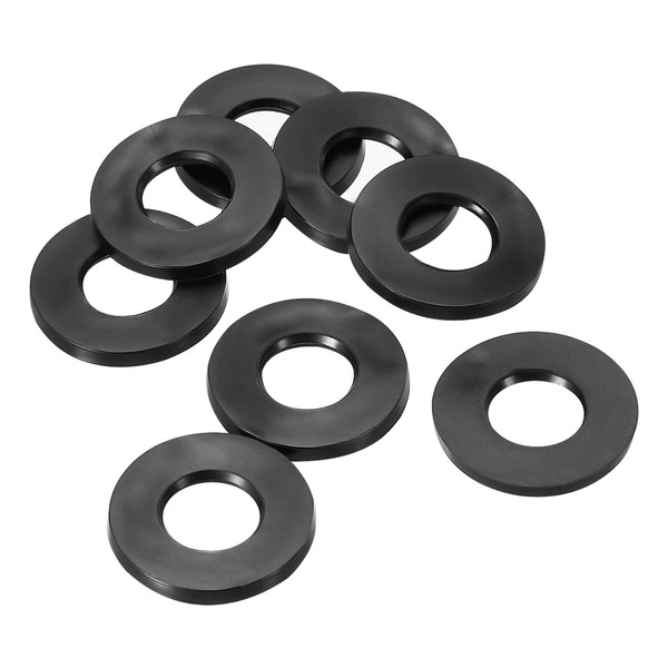 PATIKIL M10 Rubber Flat Washer, 8 Pack 10mm ID 20mm