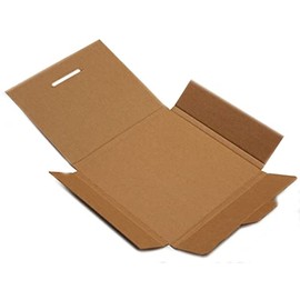 STRONG 7" LP SINGLE RECORD VINYL MAILERS SHIPPING POSTAL CARDBOARD BOXES (25, Brown)
